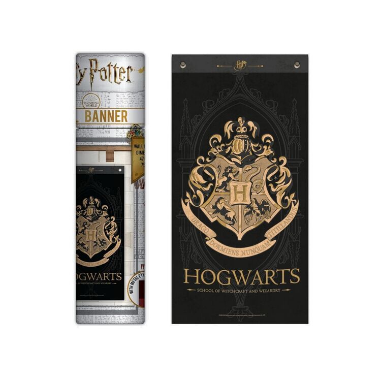 Product Harry Potter Wall Banner Hogwarts Black image