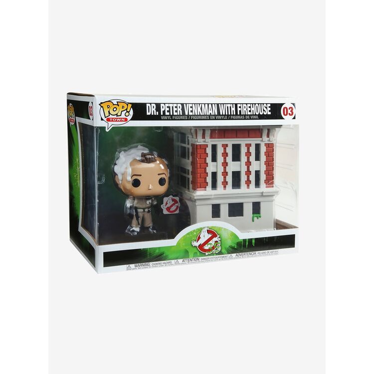 Product Funko Pop! Ghostbusters Dr. Peter Venkman with Firehouse House image