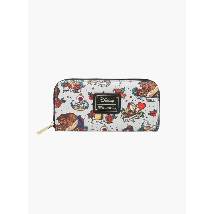 Product Loungefly Disney Beauty & the Beast Belle Tattoo Wallet image