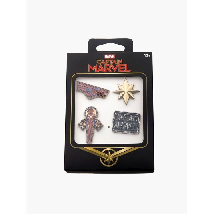 Product Marvel Collectors Pins Captain Marvel (4-Pack) image
