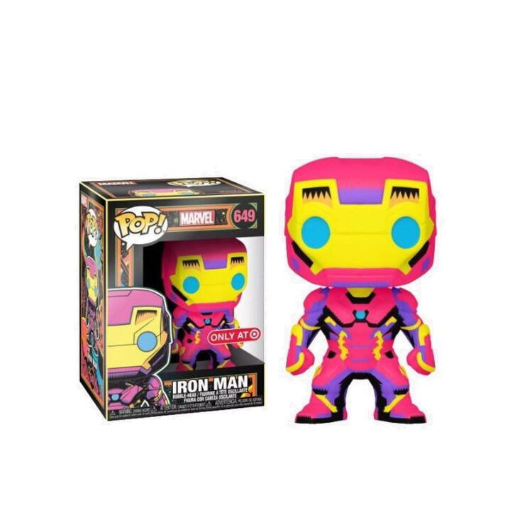 Funko Pop! Marvel Black Light Iron Man (Special Edition) 649 Nerdom