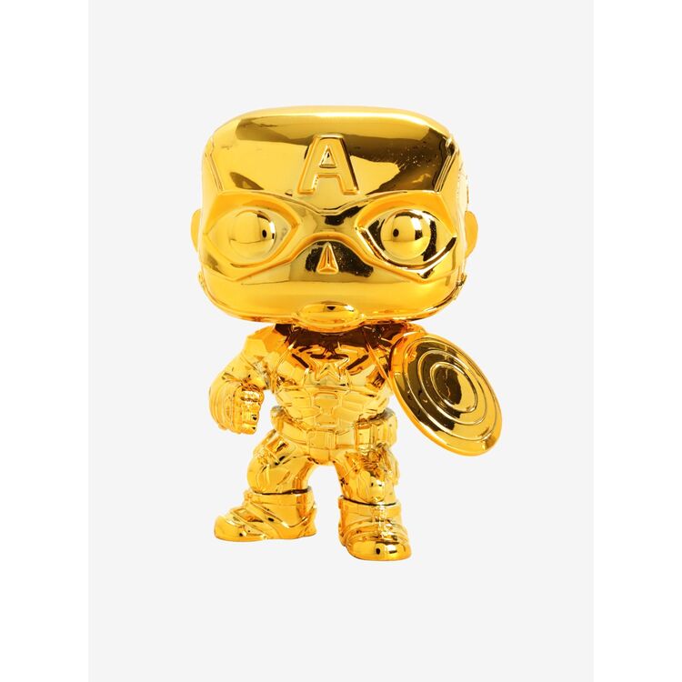 Product Funko Pop! Marvel Studios Captain America (Chrome) image