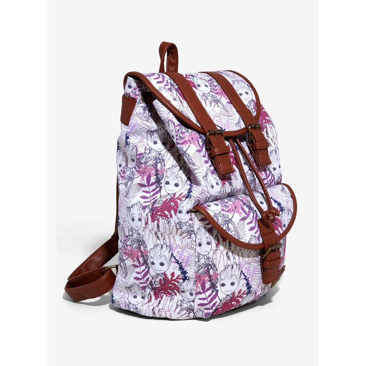Loungefly Marvel Groot Leaves Canvas Backpack Nerdom