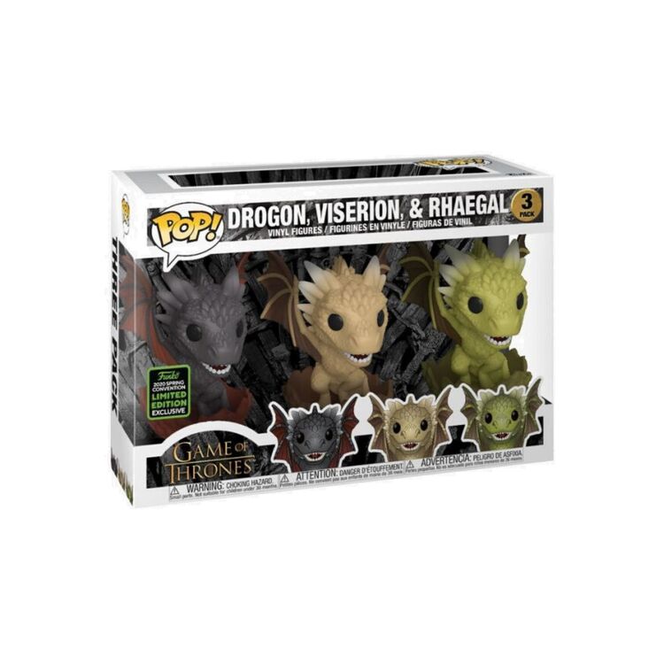 Product Funko Pop! Game of Thrones Dragons Hatching (Drogon, Viserion & Rhaegal)  ECCC20 image