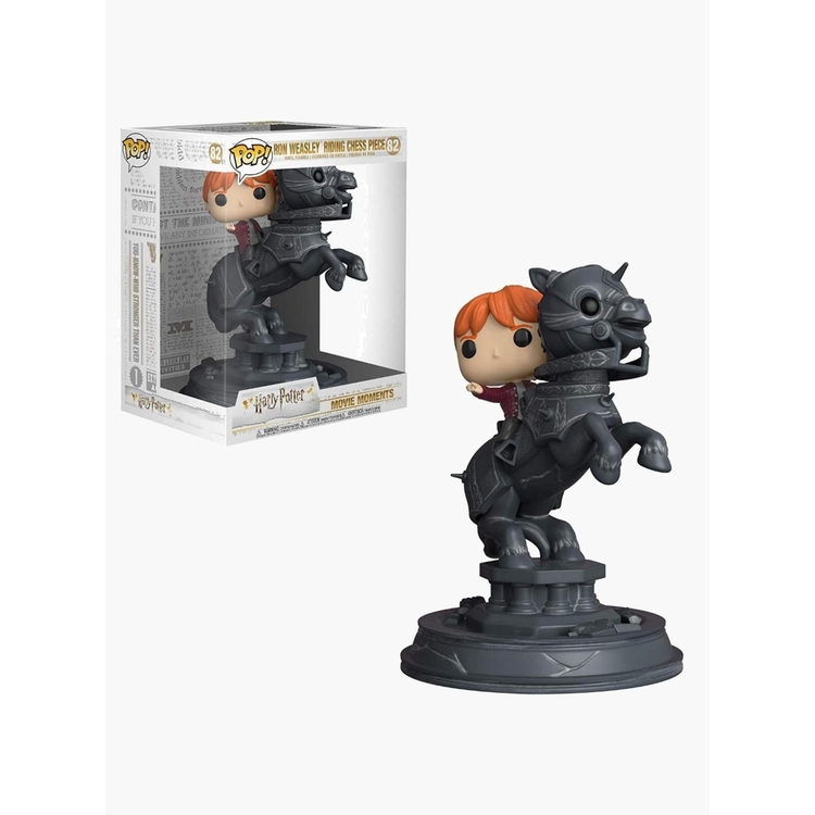 Product Funko Pop! Movie Moments Harry Potter Ron Weasley Riding Chess Piece image