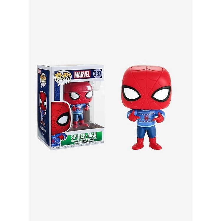 Product Funko Pop! Marvel Holiday Spider-Man with Ugly Sweater image