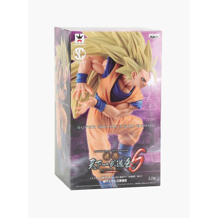 Product Dragon Ball Super Scultures Statue Big Budoukai 6 Super Saiyan 3 Goku image