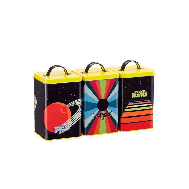 Product Star Wars Retro Kitchen Storage Tins Retro Vehicles image