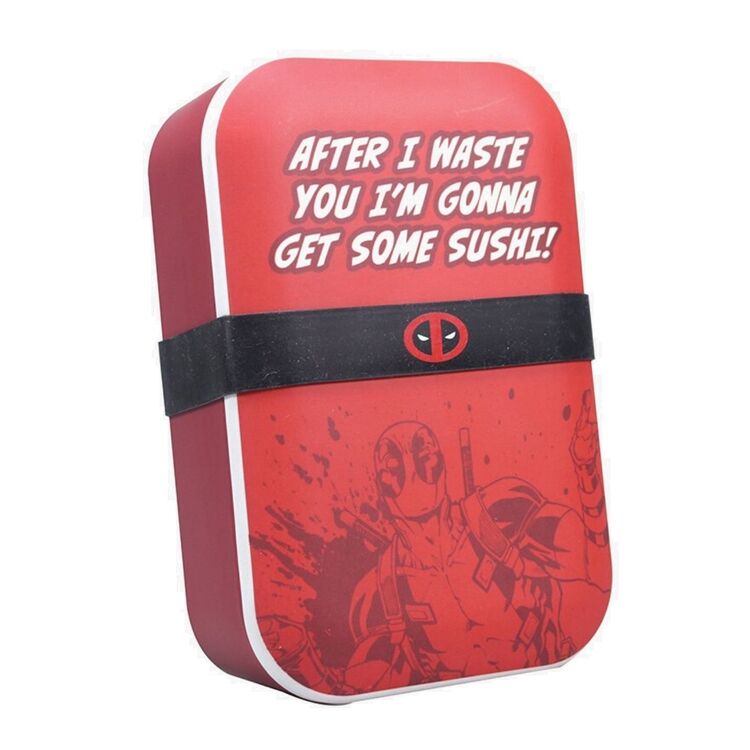 Product Marvel Deadpool Bamboo Lunch Box image