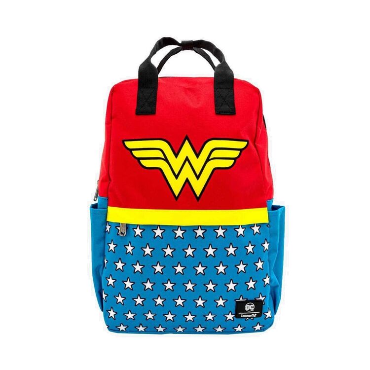 Product Loungefly Wonder Woman Classic Logo Nylon Backpack image