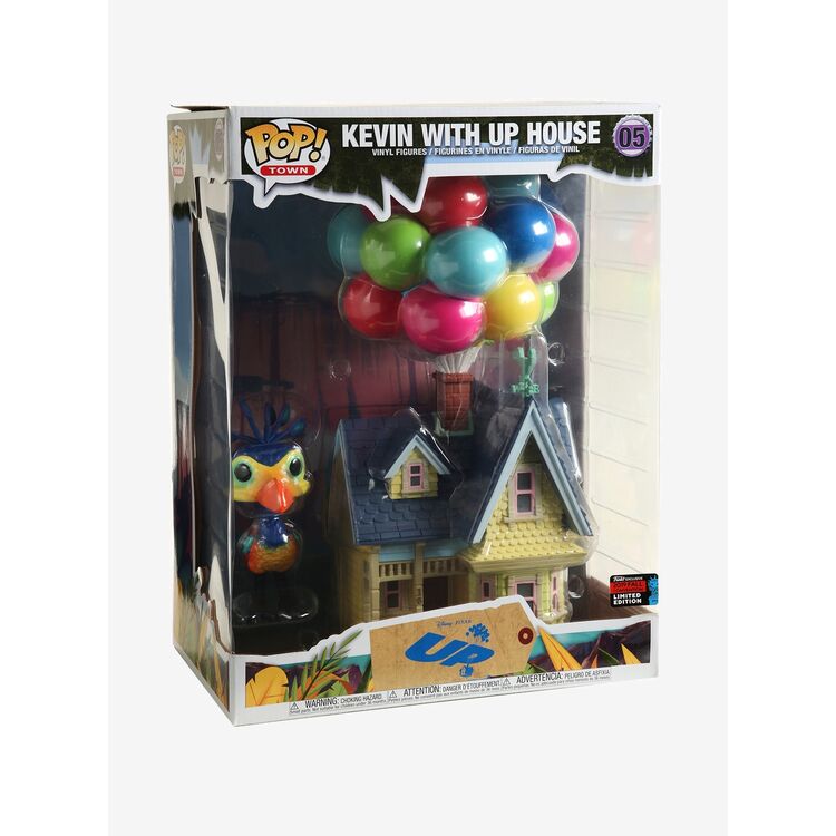 Product Funko Pop! Town Disney Pixar Up Kevin with Up House Vinyl Figures - Nerdom Exclusive image