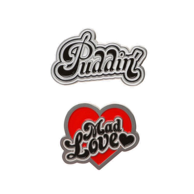 Product DC Comics Set of 2 Pin Badges Harley Quinn image