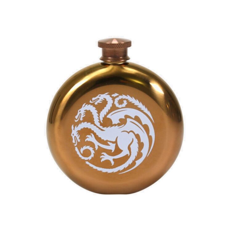 Product Game of Thrones hip flask round boxed (Mother of Dragons) image