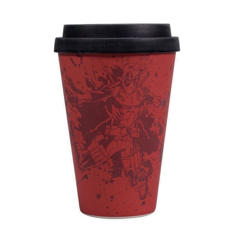 Product Marvel Deadpool Bamboo Travel Mug image