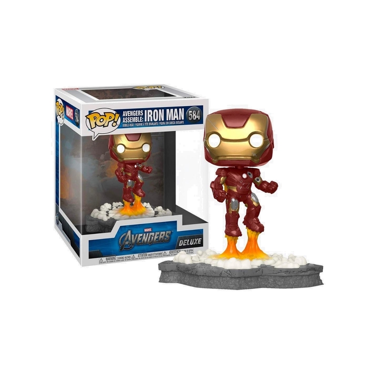 Product Funko Pop! Marvel Deluxe Avengers Iron Man (Assemble) image