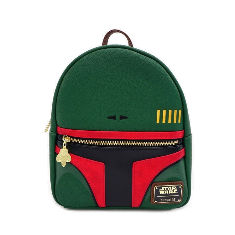 Product Loungefly Star Wars Boba Fett Convertible Mini Backpack image