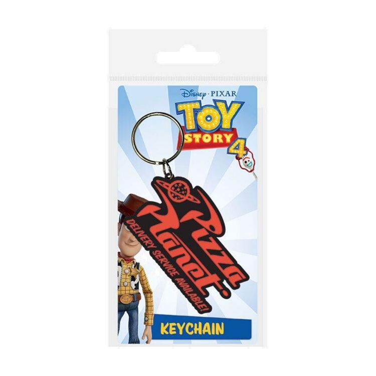 Product Disney Toy Story 4 Rubber Keychain Pizza Planet  image