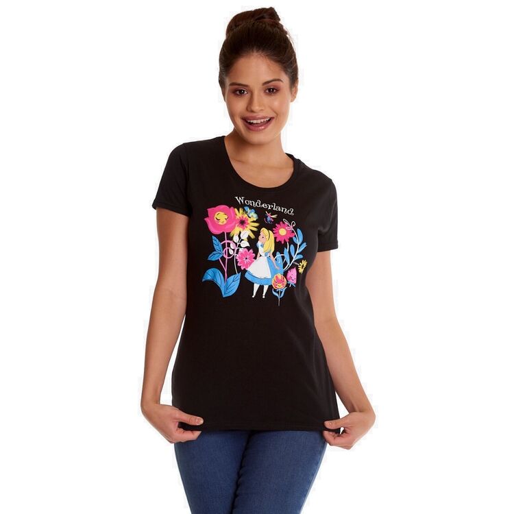 Product Alice in W. Butterflies & Flowers Girl Shirt image