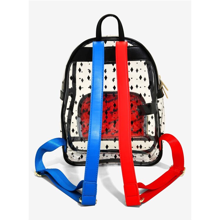 Product Loungefly Birds of Prey Harley Clear Mini Backpack image