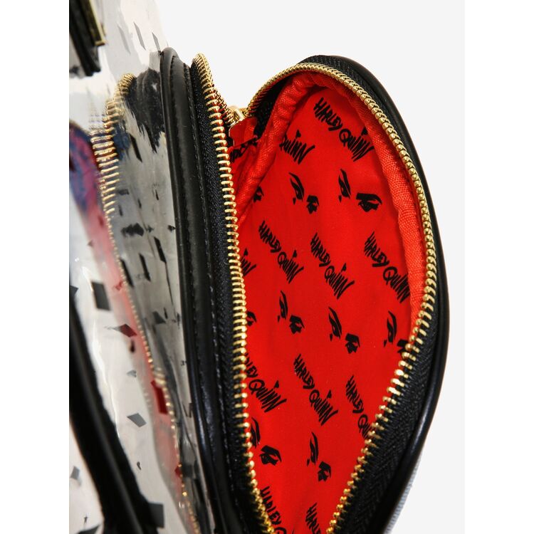 Product Loungefly Birds of Prey Harley Clear Mini Backpack image