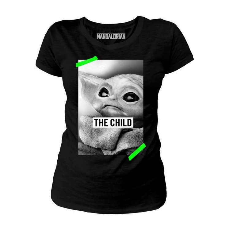 Product Star Wars Mandalorian Baby Yoda Poster T-Shirt image