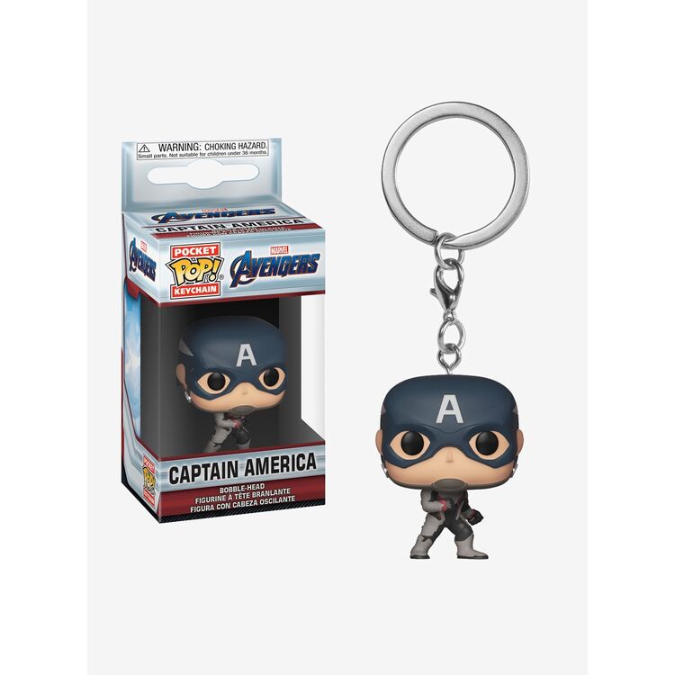 Product Funko Pocket Pop! Avengers End Game Captain America Keychain image