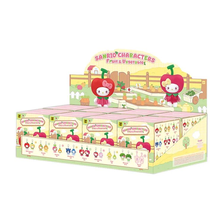 Product Μπρελόκ Sanrio Characters Fruit & Vegetable Series Mini Vinyl Pendant Blind Box (1pc) 1τμχ Τυχαία Επιλογή image