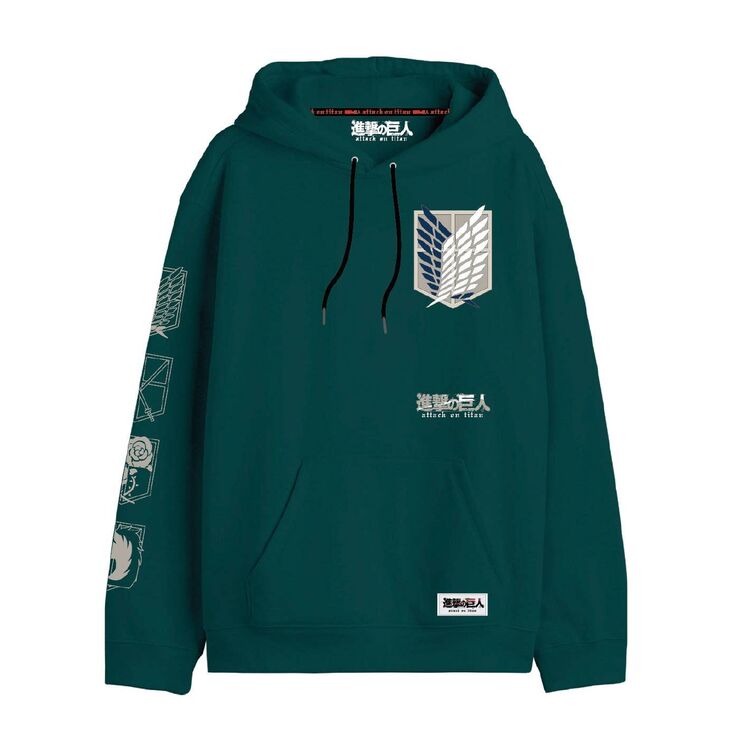 Product Attack On Titan Green Hoodie image