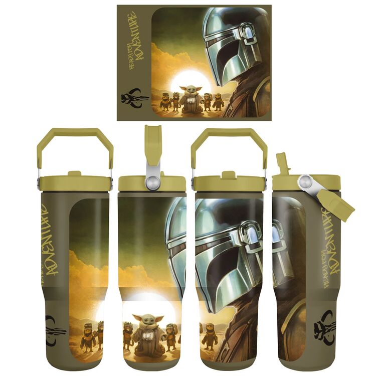 Product Ποτήρι Θερμός με Καλαμάκι Mandalorian And Grogu Tumbler image