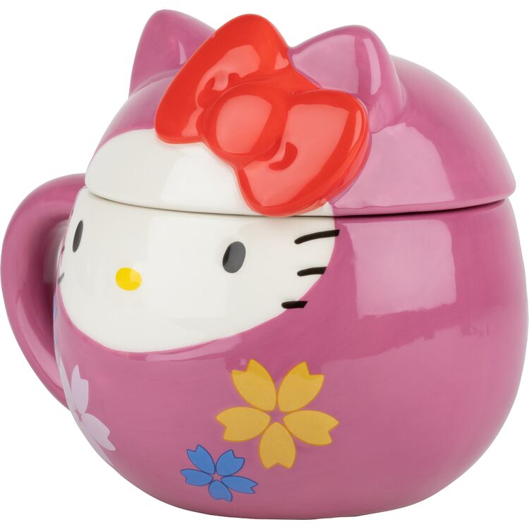 Product Hello Kitty Daruma 3D Mug With Lid image