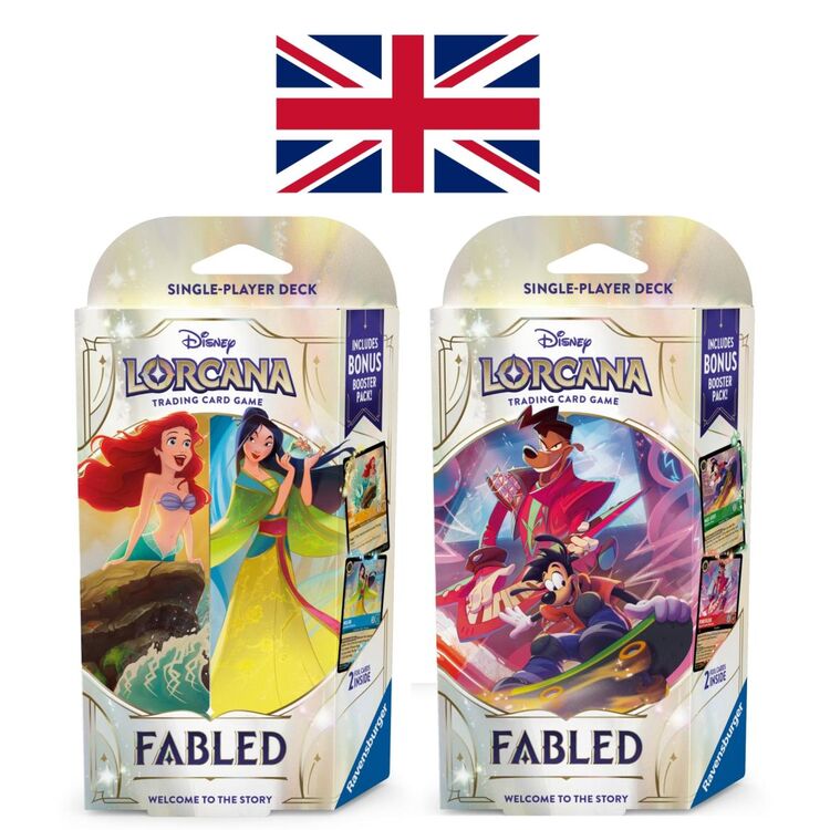 Product Disney Lorcana TCG: Chapter 9 Fabled Starter Deck 1τμχ Τυχαία Επιλογή image