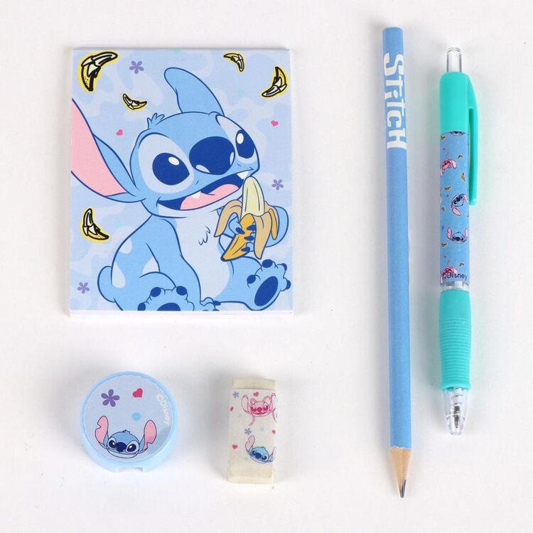 Product Σετ Γραφικής Ύλης Disney Stitch Pencil Case Plush with Accessories 1τμχ Τυχαία Επιλογή image