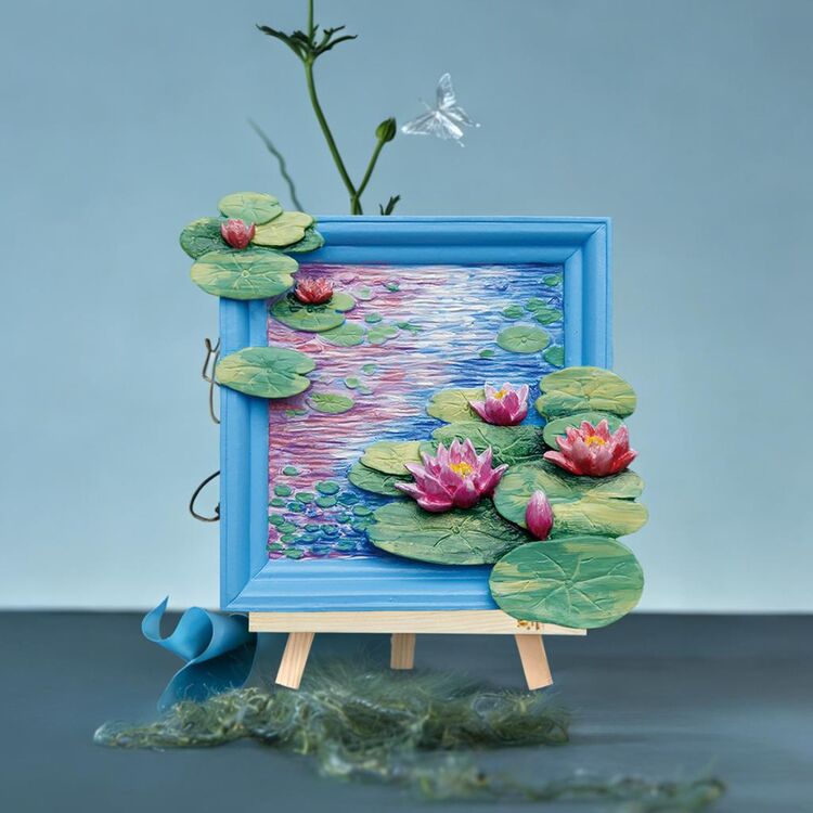 Product Σετ Ζωγραφικής Magnet Diy Water Lilies  Resin DIY 3D Painting image