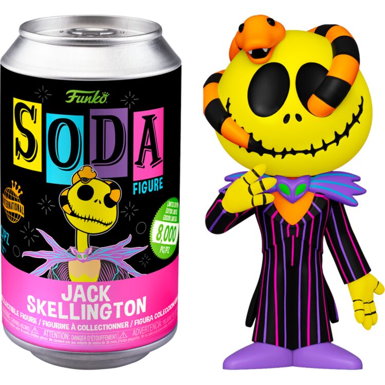 Product Funko Soda! The Nightmare Before Christmas - Jack (Chase is Possible) (SNK) (Blacklight) (Limited Edition) image