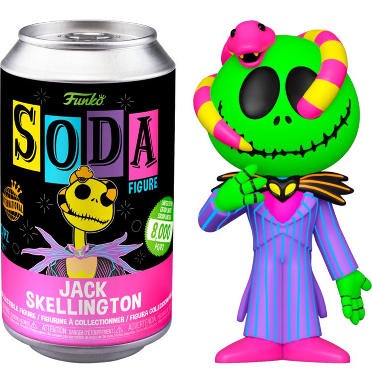 Product Funko Soda! The Nightmare Before Christmas - Jack (Chase is Possible) (SNK) (Blacklight) (Limited Edition) image