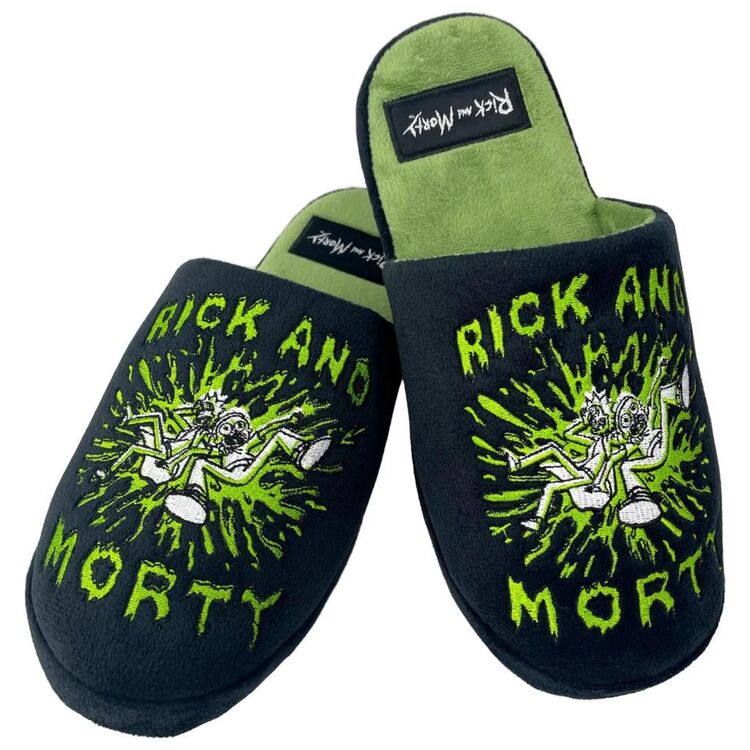 Product Rick and Morty: Splat Mens Mule Slippers image
