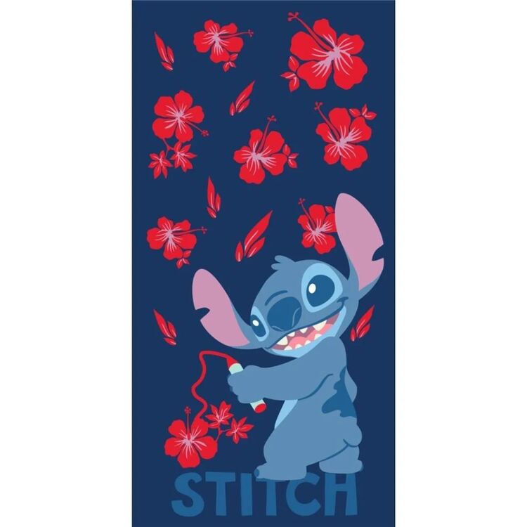 Product Πετσέτα Θαλάσσης Stitch Flowers Beach Towel image