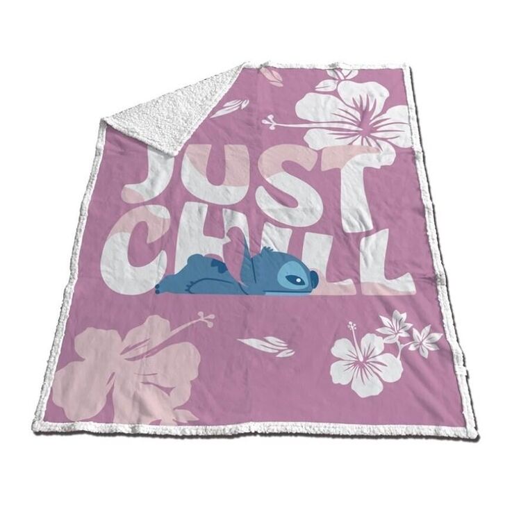Product Κουβέρτα Disney Lilo And Stitch Just Chill Sherpa Blanket image