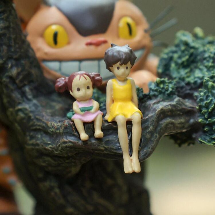 Product Επιτραπέζιο Ρολόι Studio Ghibli My Neighbor Totoro Ghibli Statue Diorama Clock Mei, Satsuki & Chatbus In The Pine Tree image