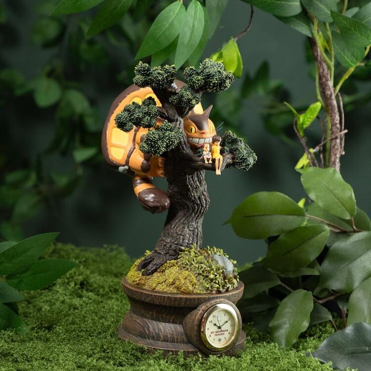 Product Επιτραπέζιο Ρολόι Studio Ghibli My Neighbor Totoro Ghibli Statue Diorama Clock Mei, Satsuki & Chatbus In The Pine Tree image