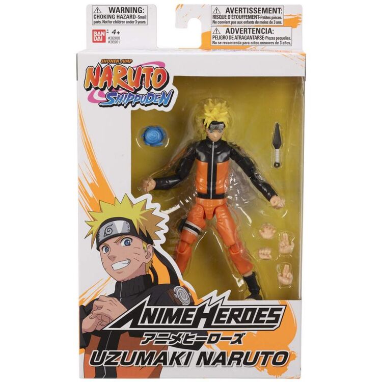 Product Bandai Anime Heroes: Naruto - Uzumaki Naruto Action Figure (6,5") (36901) image