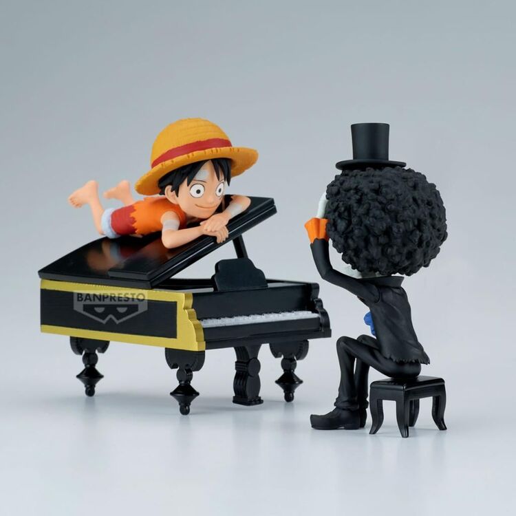Product Φιγούρα Banpresto World Collectable Figure Log Stories: One Piece - Monkey D.Luffy & Brook Statue (8cm) (29640) image