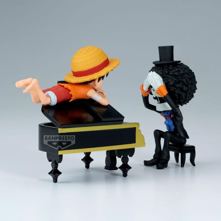 Product Φιγούρα Banpresto World Collectable Figure Log Stories: One Piece - Monkey D.Luffy & Brook Statue (8cm) (29640) image