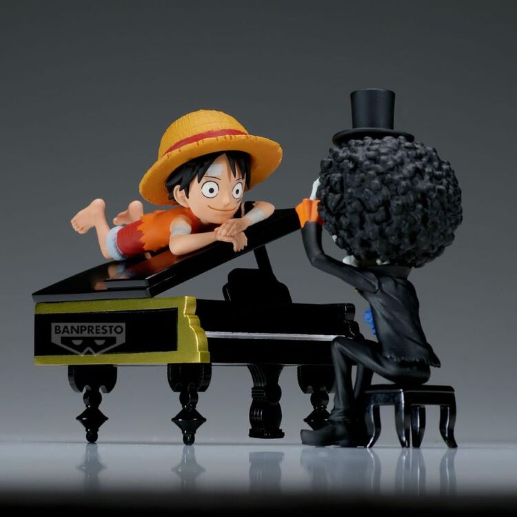 Product Φιγούρα Banpresto World Collectable Figure Log Stories: One Piece - Monkey D.Luffy & Brook Statue (8cm) (29640) image