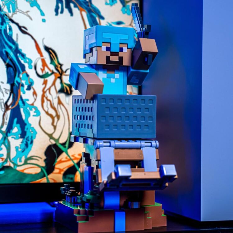 Product Cable Guys Minecraft Steve in DiamondArmour Phone & Controller Holder image