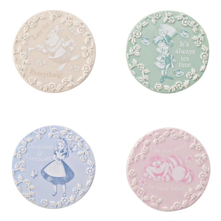 Product Disney Alice In Wonderland Set of 4 Coasters image