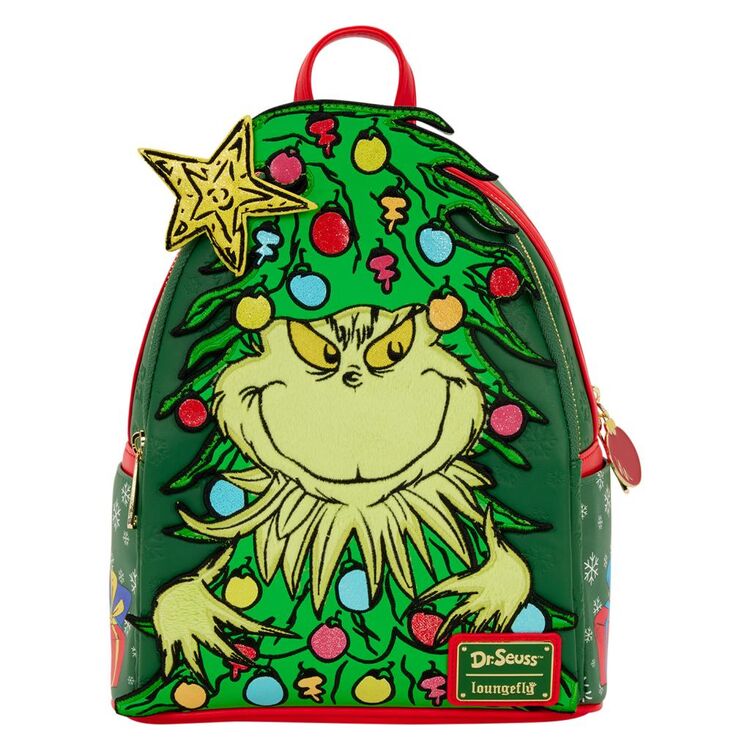 Product Τσάντα Πλάτης Loungefly Dr. Seuss Grinch Holiday Mini Backpack image