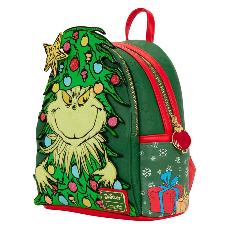 Product Τσάντα Πλάτης Loungefly Dr. Seuss Grinch Holiday Mini Backpack image