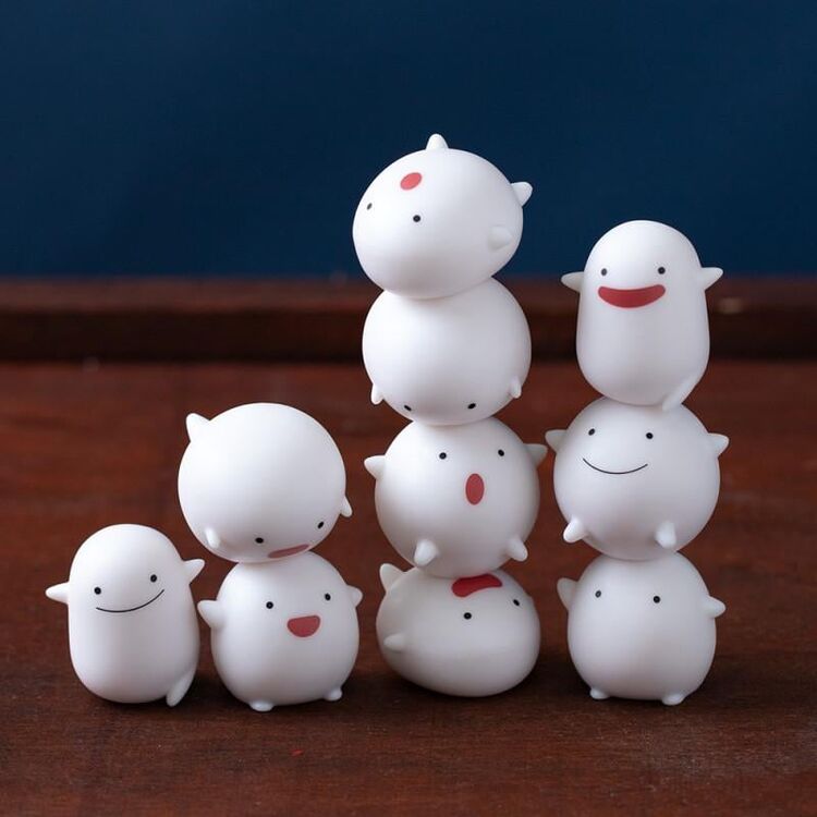 Product Studio Ghibli The Boy and the Heron Nosechara Figurines Set Warawara image