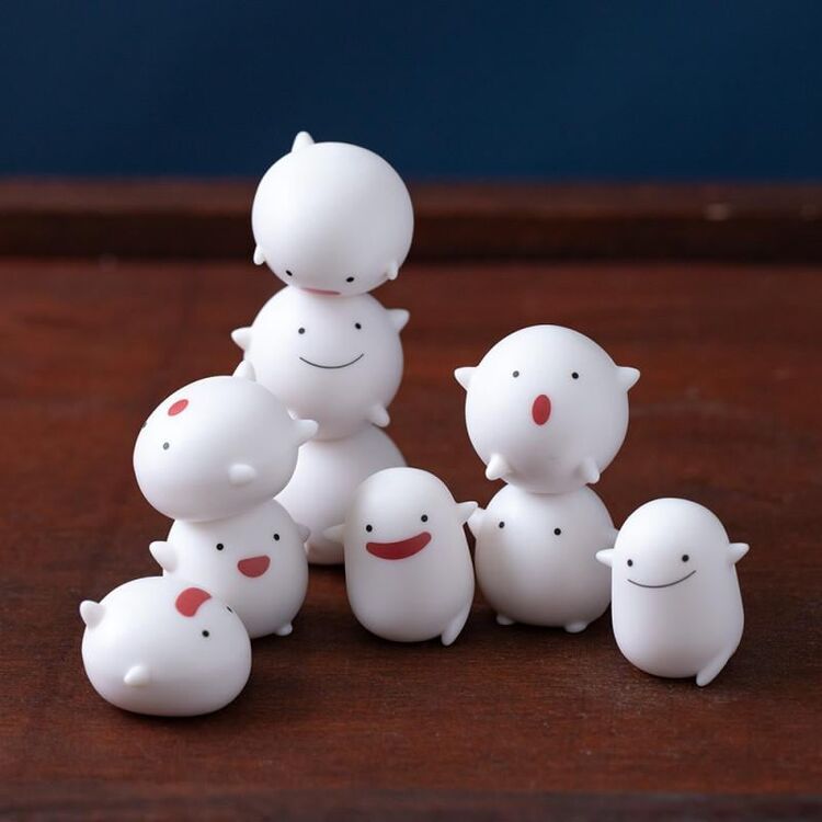 Product Studio Ghibli The Boy and the Heron Nosechara Figurines Set Warawara image